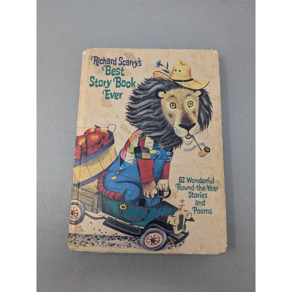Richard Scarry's Best Story Book Ever A Golden Book 1968 HC